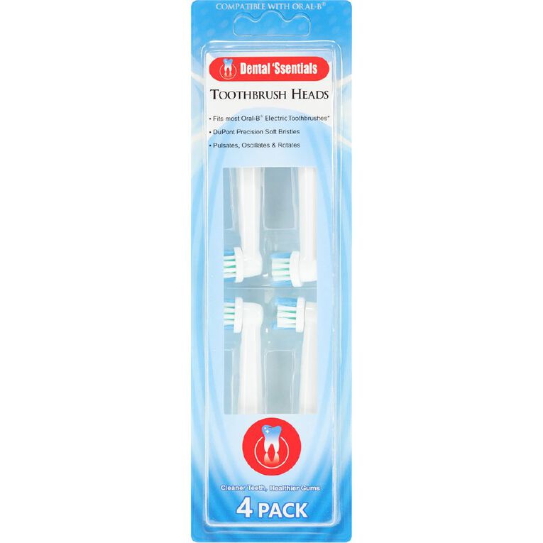 Toothbrush Heads 4 Pack ORAL B Compatible, , hi-res