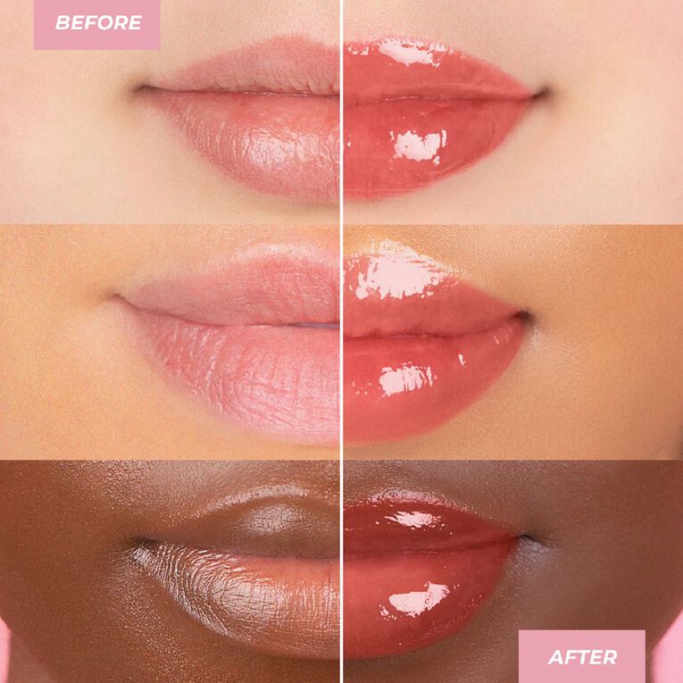 MCoBeauty Lip Plump 4-In-1 Hydrating Lacquer Lily Dusty Pink, , hi-res