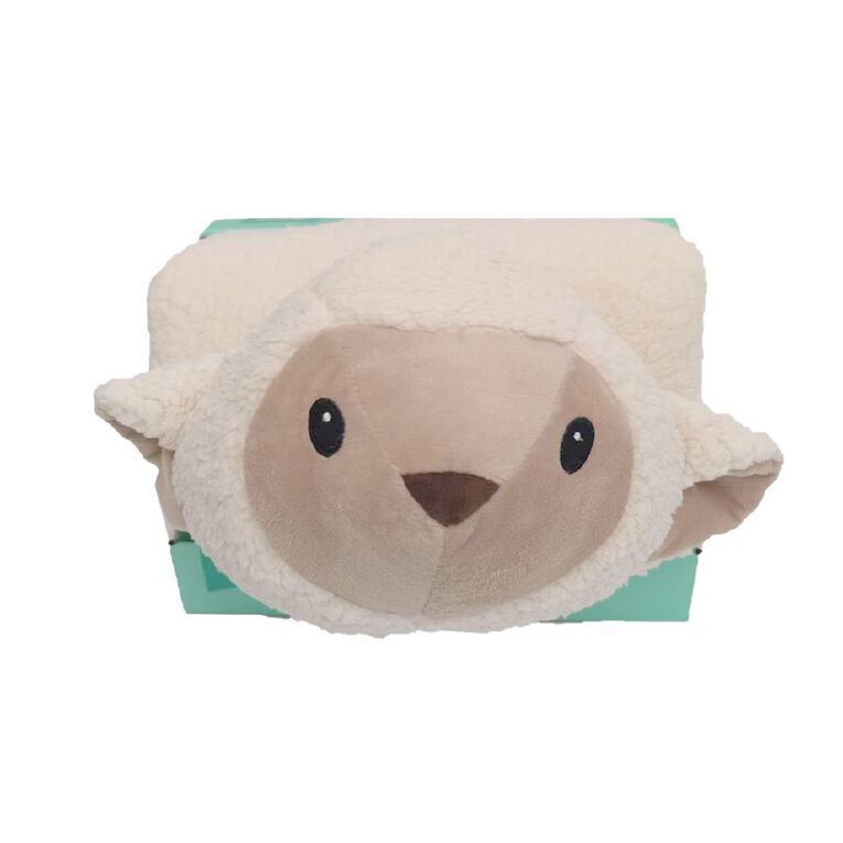 Babywise Plush Mat Sheep Dia x 70cm Powder, , hi-res