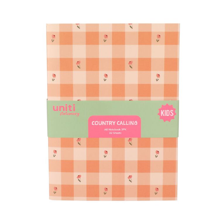 Uniti Kids Country Calling A6 Notebook Set, , hi-res