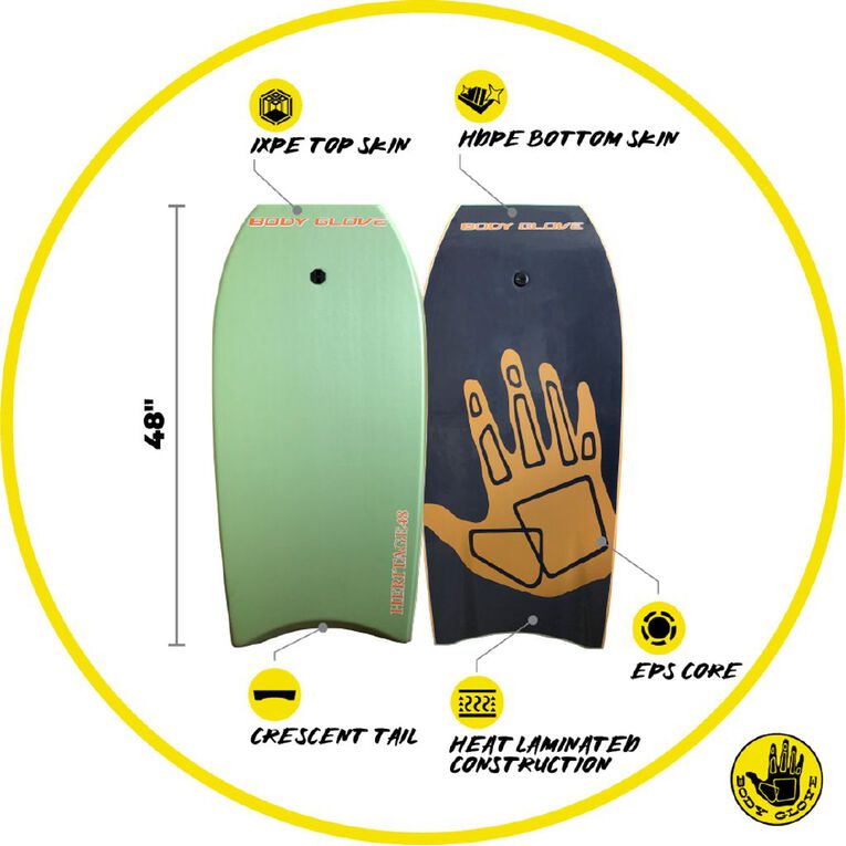 Body Glove 48 Inches Heritage Bodyboard, , hi-res