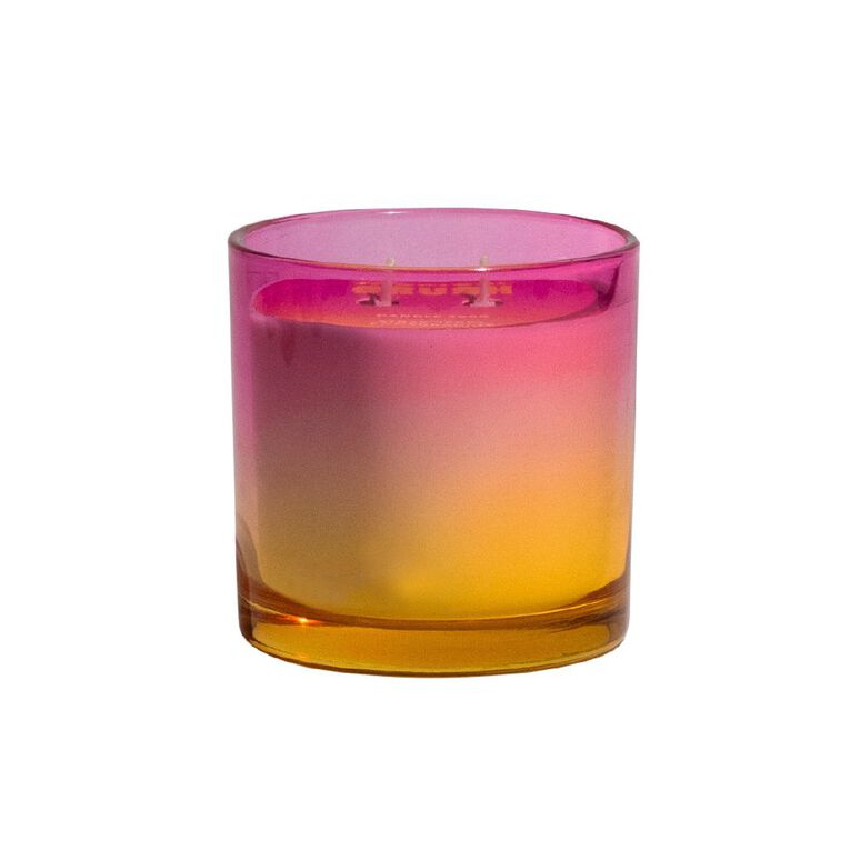 Living & Co Tropical Crush Scented Candle Strawberry Pomegranate 300g, , hi-res