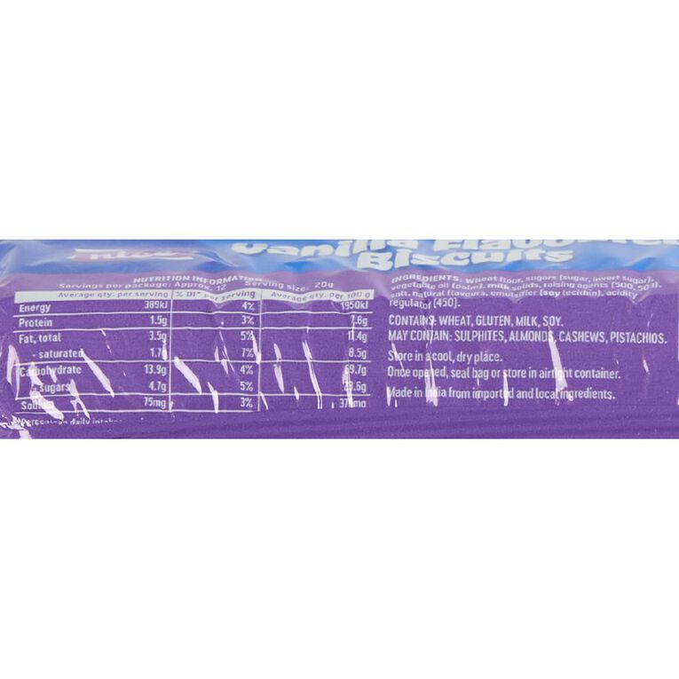 Nice Vanilla Flavoured Biscuits 250g, , hi-res