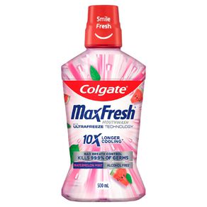 Colgate Max Fresh Watermelon Mint Mouthwash 500ml
