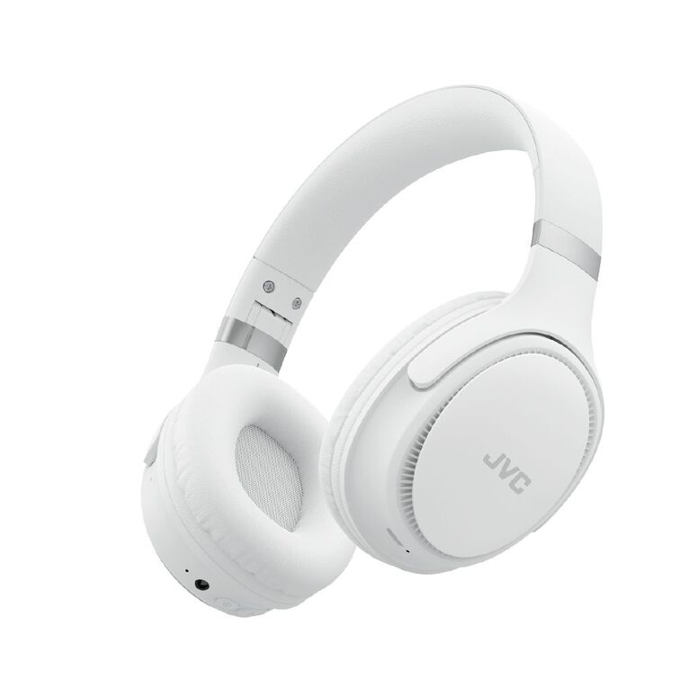 JVC Wireless Over Ear Foldable Headphones White White The Warehouse