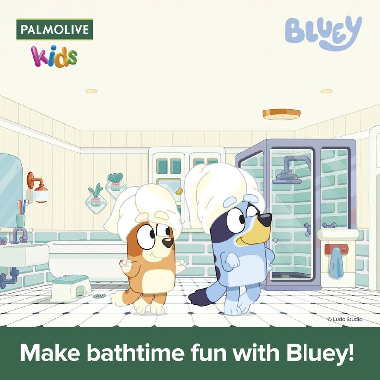 Palmolive Kids' 3 in 1 Bluey Shampoo and Conditioner 350ml, , hi-res
