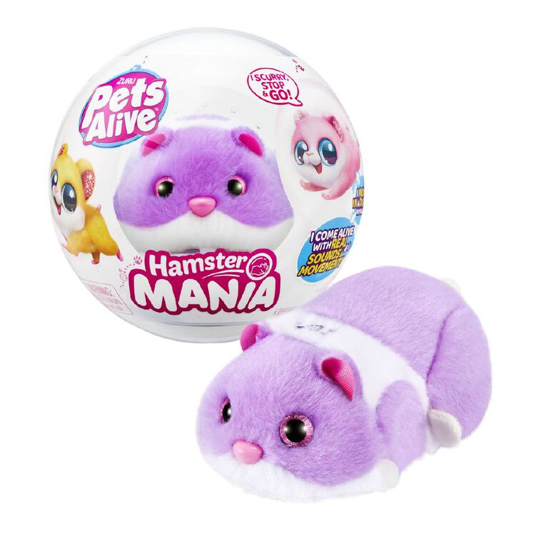 Zuru Pets Alive Hamstermania Series 1 Assorted, , hi-res