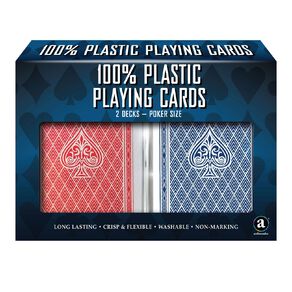 ProPoker 2 Decks 100% Plastic Cards