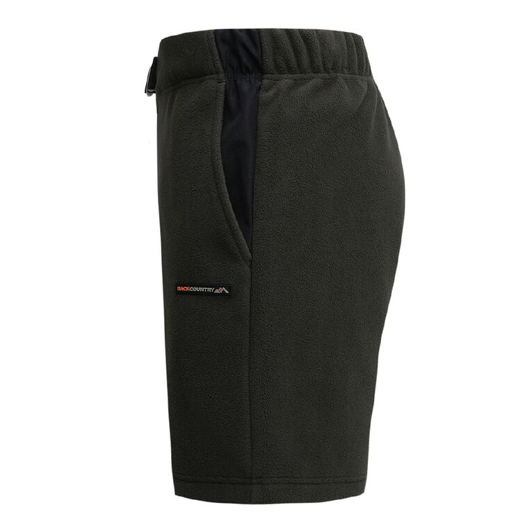 Back Country Adults' Bonded Fleece Shorts, Green Dark, hi-res