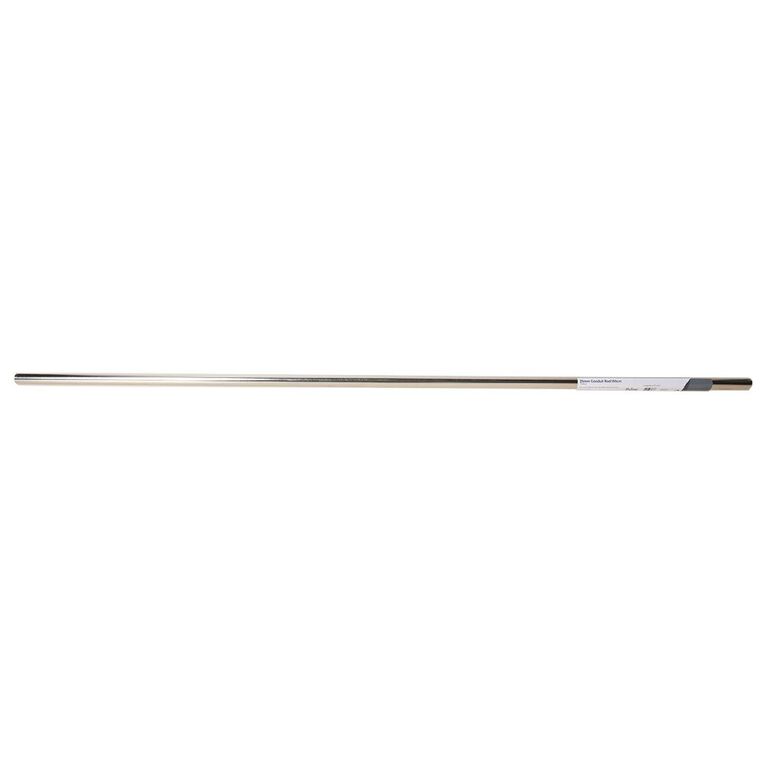 Living & Co 28mm Conduit Rod Satin 250cm Silver, , hi-res