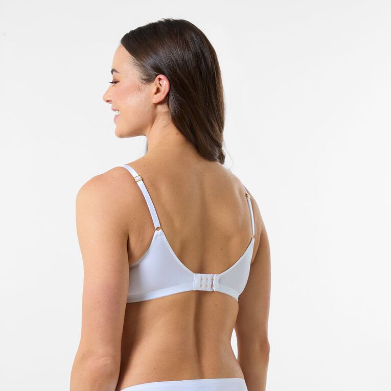 H&H Women's Push Up Bra, White, hi-res