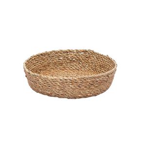 Living & Co Natural Grass Woven Bowl 24cm x 6cm