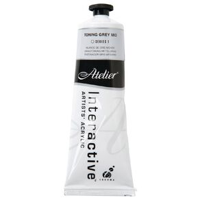 Atelier S1 Acrylic Paint Toning Grey Mid 80ml