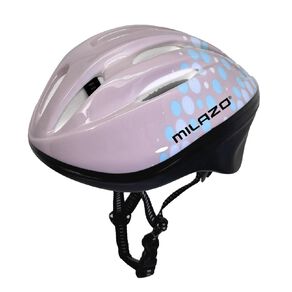 Milazo Starter Helmet Blue Stripes Pink Light Large
