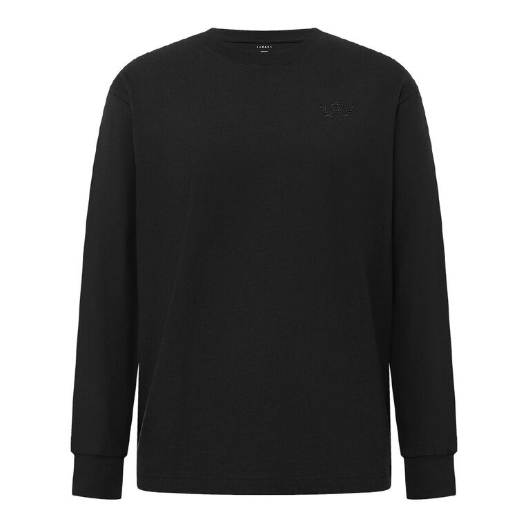 Garage Men's Heavyweight Boxy Tee, Black, hi-res