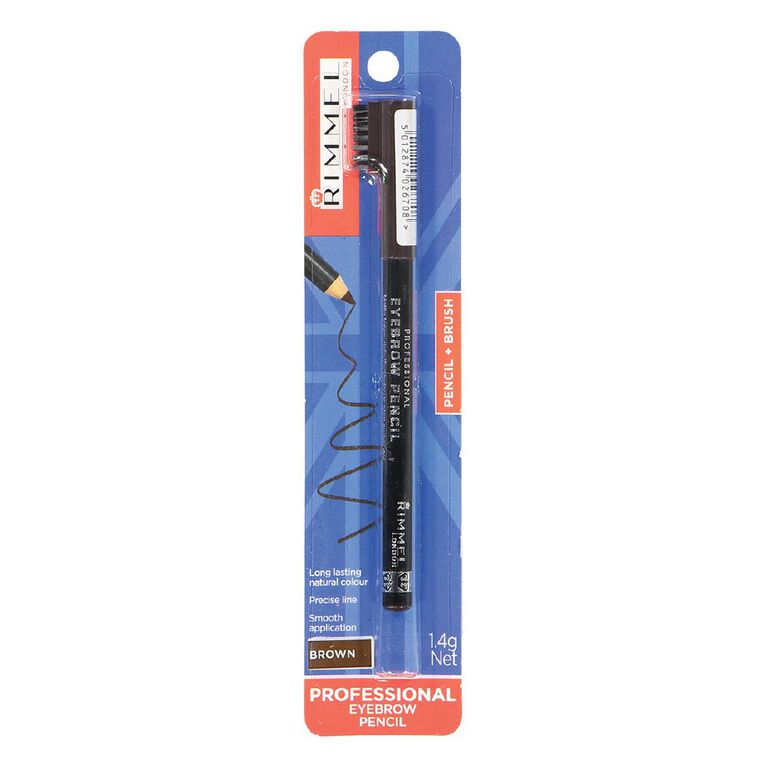Rimmel Professional Eyebrow Pencil Dark Brown, , hi-res