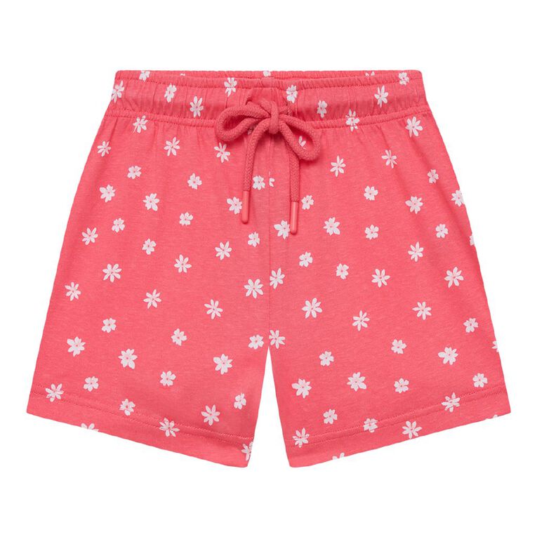 Young Original All Over Print Jersey Shorts, Pink Mid, hi-res