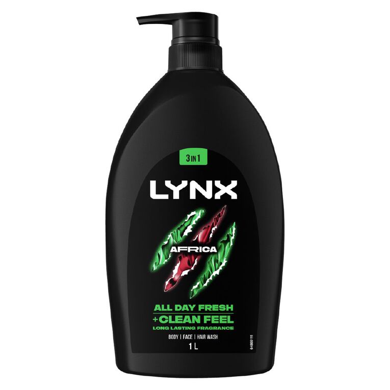 Lynx Africa Bodywash 1L, , hi-res