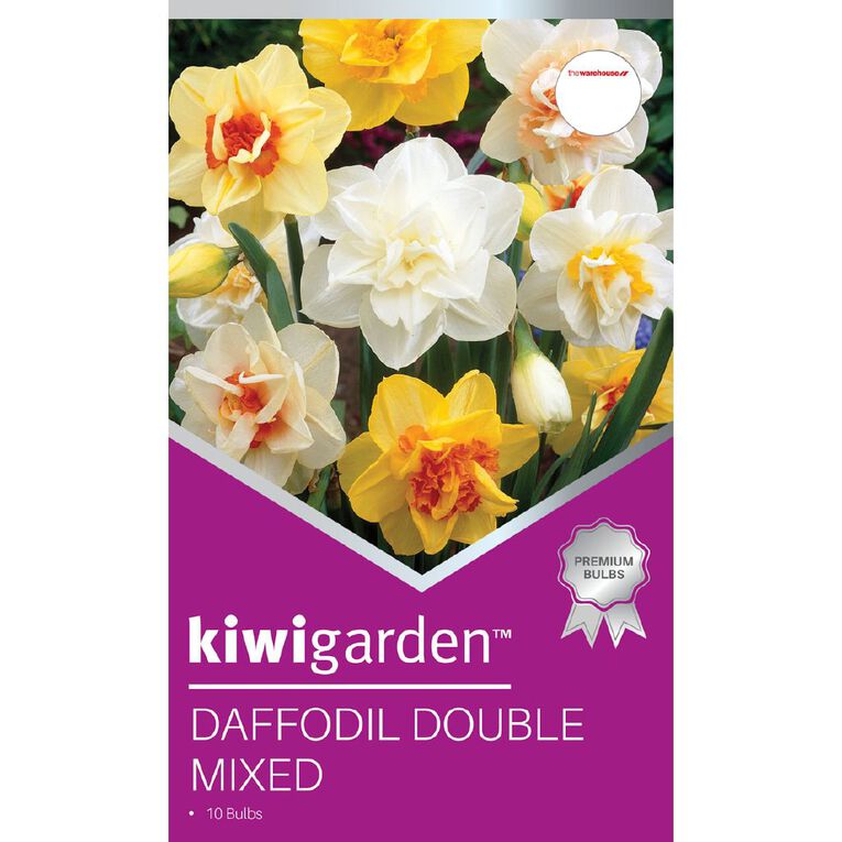 Kiwi Garden Daffodil Double Mixed 10 bulbs, , hi-res
