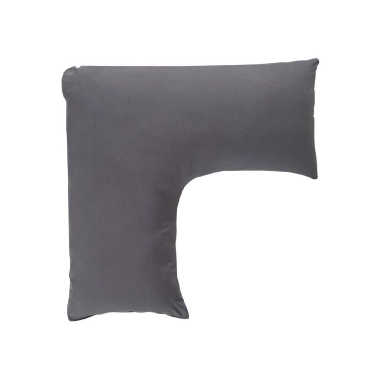 Living & Co Pillowcase Tri Cotton Rich 76cm Charcoal The Warehouse