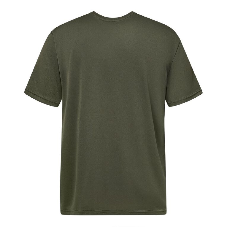 Active Intent Men's Active Mesh Tee, Green Mid, hi-res