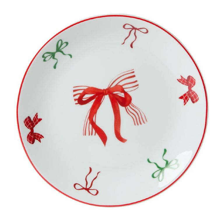 Wonderland Home Merry Christmas Side Plates 4 Pack Set Assorted, , hi-res