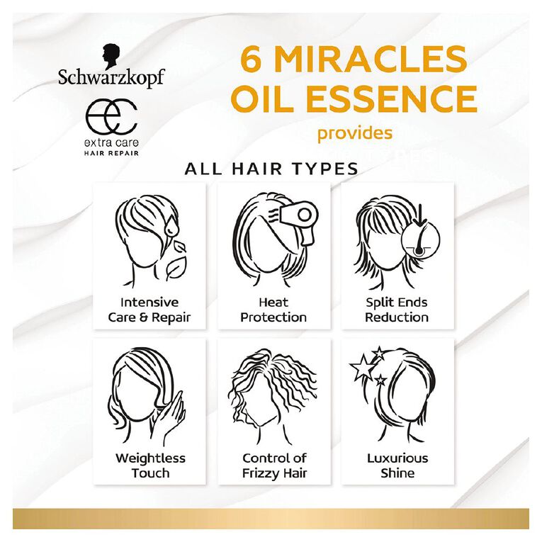 Schwarzkopf Extra Care 6 Miracles Oil Essence 100ml, , hi-res