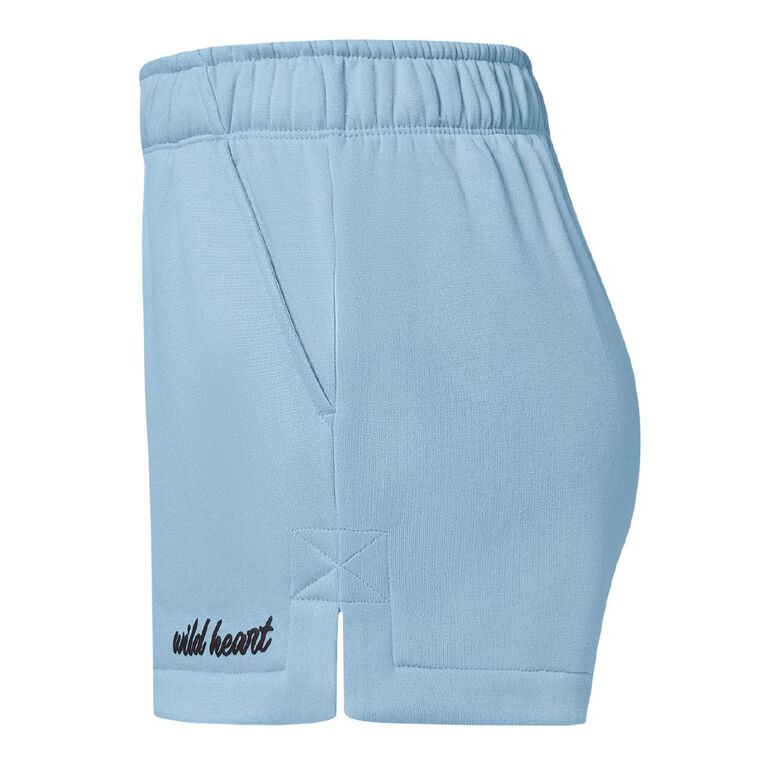 Garage Women's Fresh Fleece Short, Blue Mid, hi-res