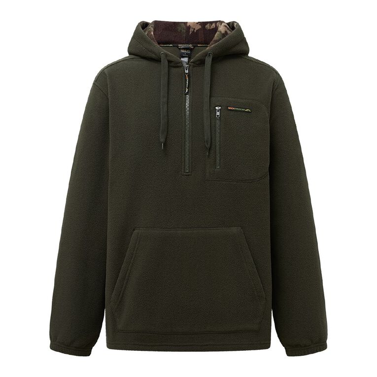 Back Country Men's Printed Hooded Sweatshirt, Green Dark, hi-res