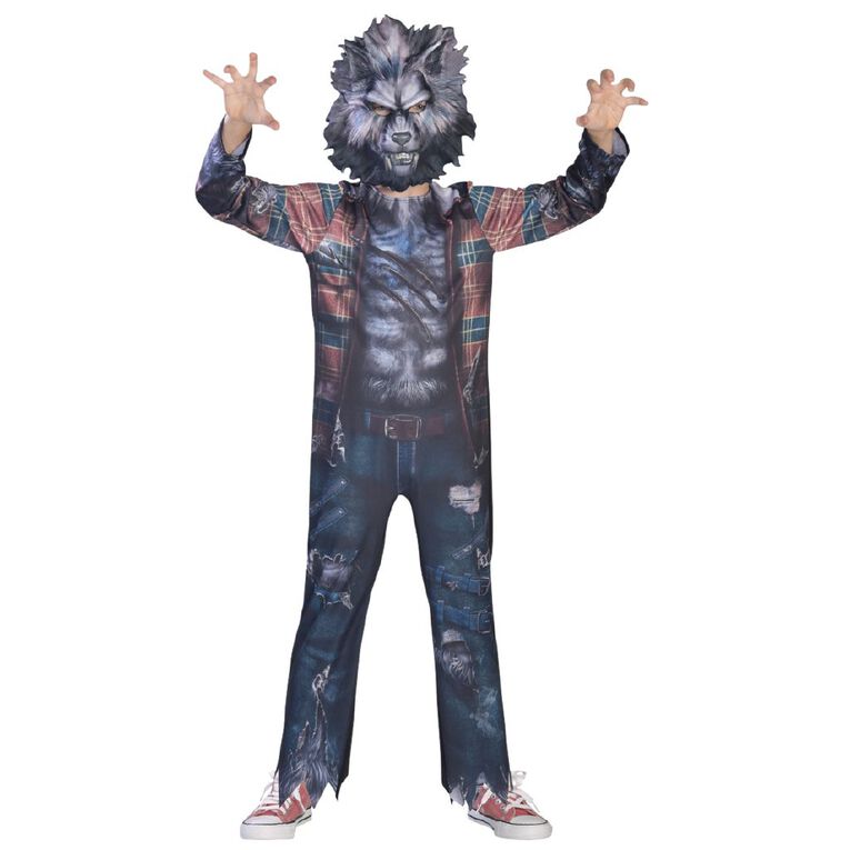 Scarehouse Werewolf Costume 8-10 Years, , hi-res