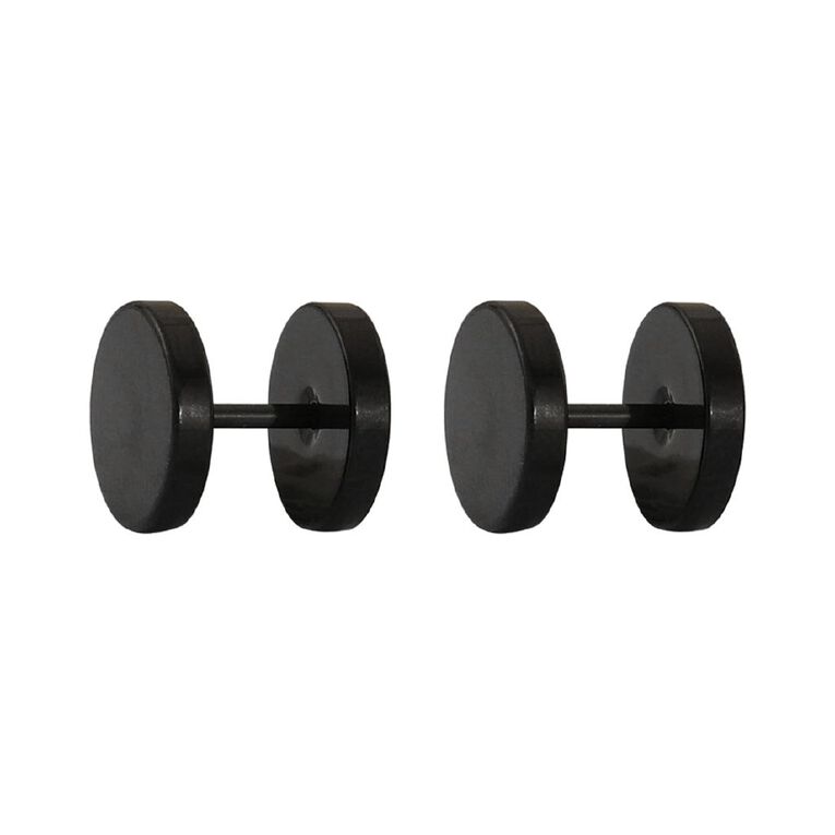Waterproof Men's Faux Plug Earrings, , hi-res