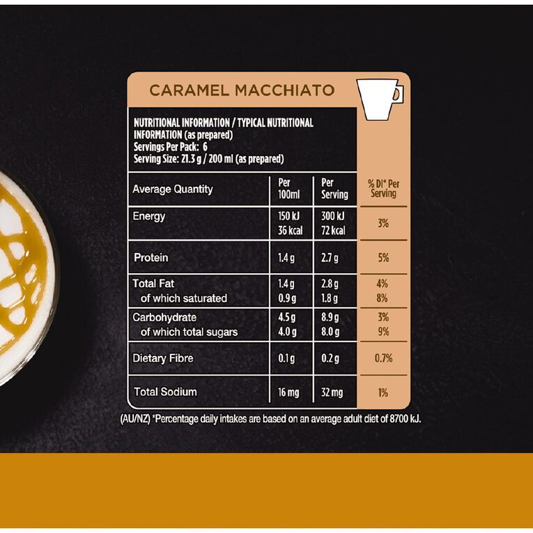 starbucks caramel macchiato pods