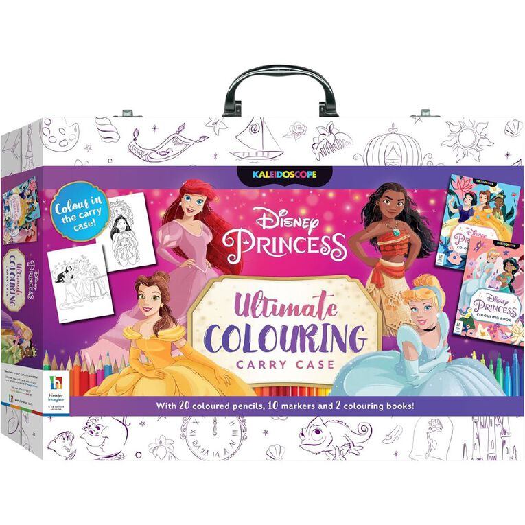 Disney Princess: Ultimate Colouring Carry Case, , hi-res