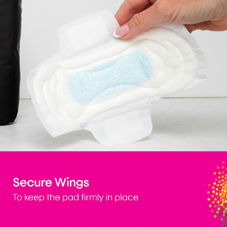 U By Kotex Super Wings Maxi Pads 14 Pack, , hi-res