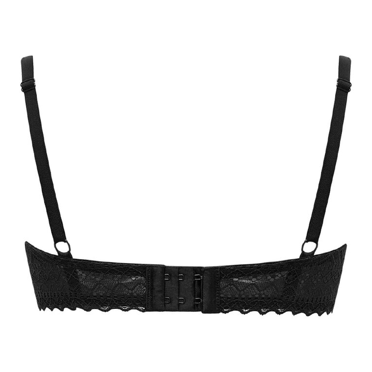 H&H Women's Ruby Lace Wirefree Bra, Black, hi-res
