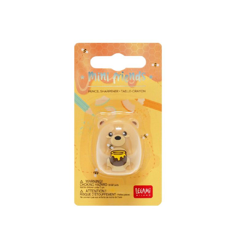 Legami Pencil Sharpener Mini Friends Teddy Bear, , hi-res