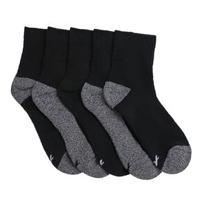 Active Intent Women's Twisted Quarter Crew Socks 5 Pack