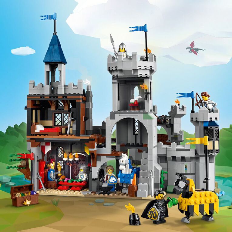 LEGO CREATOR Medieval Horse Knight Castle 31168, , hi-res
