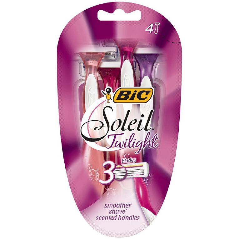 Bic Soleil Twilight Disposable Razor 4 Pack, , hi-res