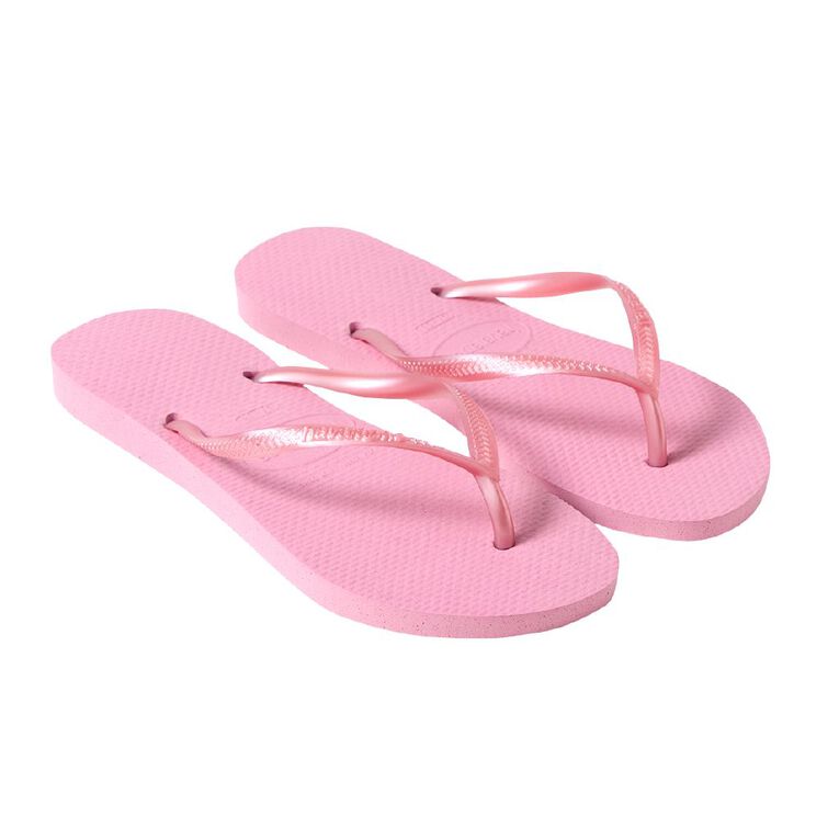 Havaianas Slim Jandals, Pink Light, hi-res