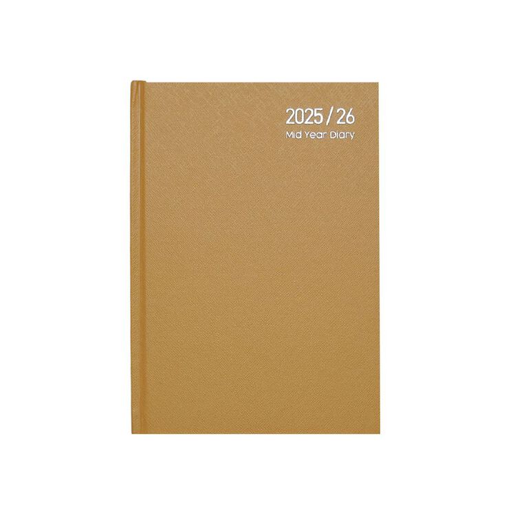 WS Mid Year Diary Day To Page 2025-26 Yellow, , hi-res