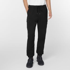H&H Men's Elastic Waist Cargo Joggers