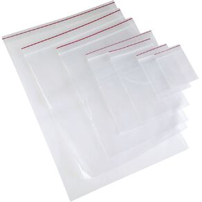 Marbig Zip Lock Bags 230mm x 305mm 25 Pack Clear
