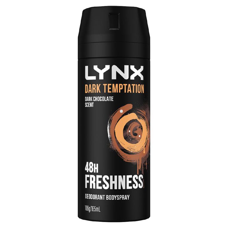 Lynx Body Spray Dark Temptation 165ml, , hi-res