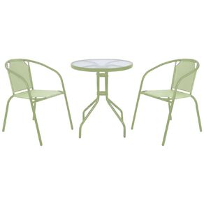 Living & Co Tahiti Bistro Sage 3 Piece