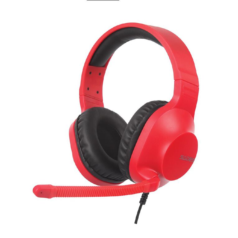 SADES Spirits Gaming Headset Red Mid Red Mid | The Warehouse