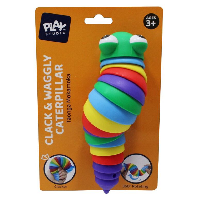 Play Studio Clack & Waggly Caterpillar Assorted, , hi-res