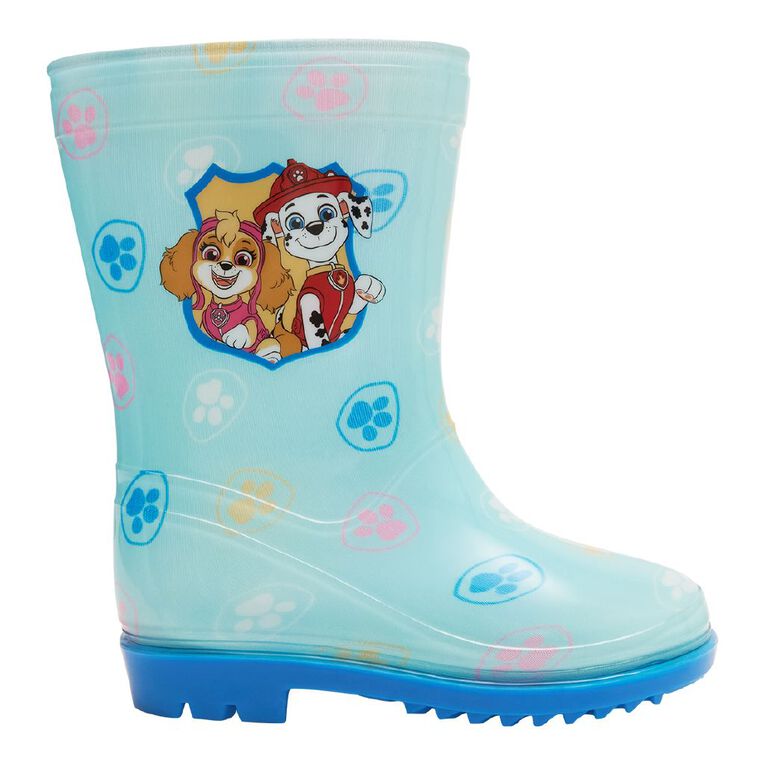 Paw Patrol Junior Kids' PVC Gumboots, Blue Light, hi-res