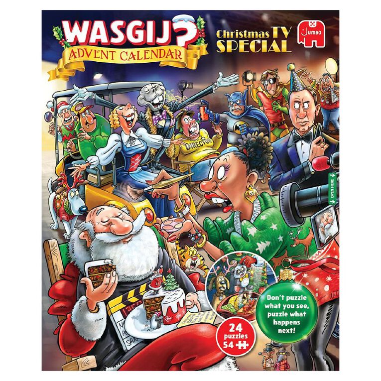 WASGIJ Advent Calendar Christmas TV Special Puzzle, , hi-res