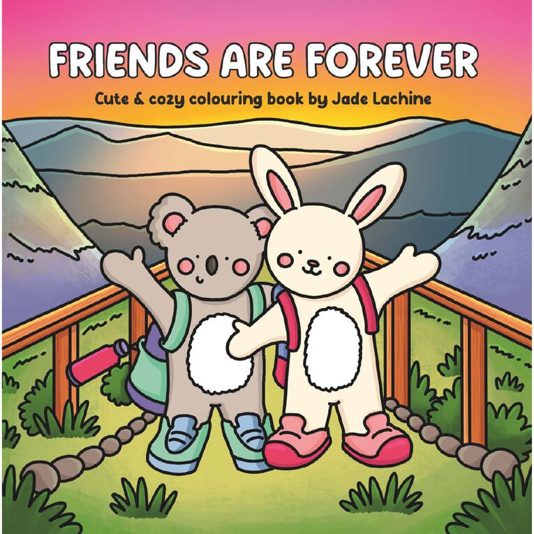 Forever Friendship Cute & Cosy Colouring Book, , hi-res